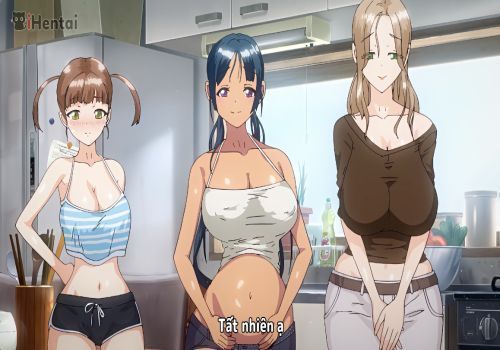 Hentai - Thanh niên cùng các em lên đảo mây mưa