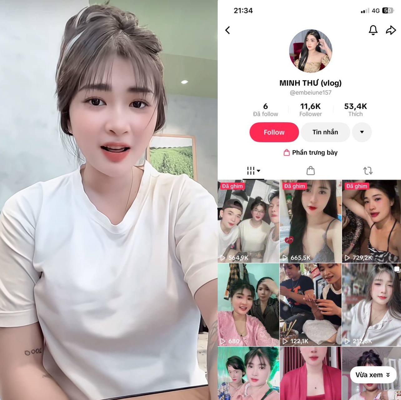 clip sex Clip mới của idol Minh Thư 2026